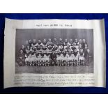 Trade issue, Anon (News Chronicle), Football, large sepia squad picture, West Ham United, 1934-5,