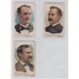Cigarette cards, USA, Duke's, Presidential Possibilities, 'X' size, three cards, John G. Carlisle,