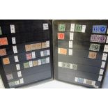 Stamps, GB, a folder containing a large quantity of GB stamps, Edward VII to QE2, all mint, in