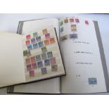 Stamps, Canada & USA, spring-back folder containing a selection of Canadian stamps, 1880's