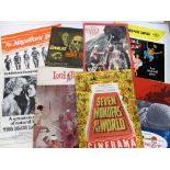 Film & Cinema, a mixed collection of approx 70 items inc. Brochures, pressbooks, promos. Can Can,