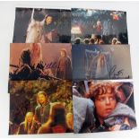 Autographs, Lord of The Rings, a good collection of signed coloured 8" x `10" photos, from the