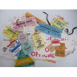 Motor Racing, a collection of tickets, Marshall & Official passes, information sheets etc, 1970's/