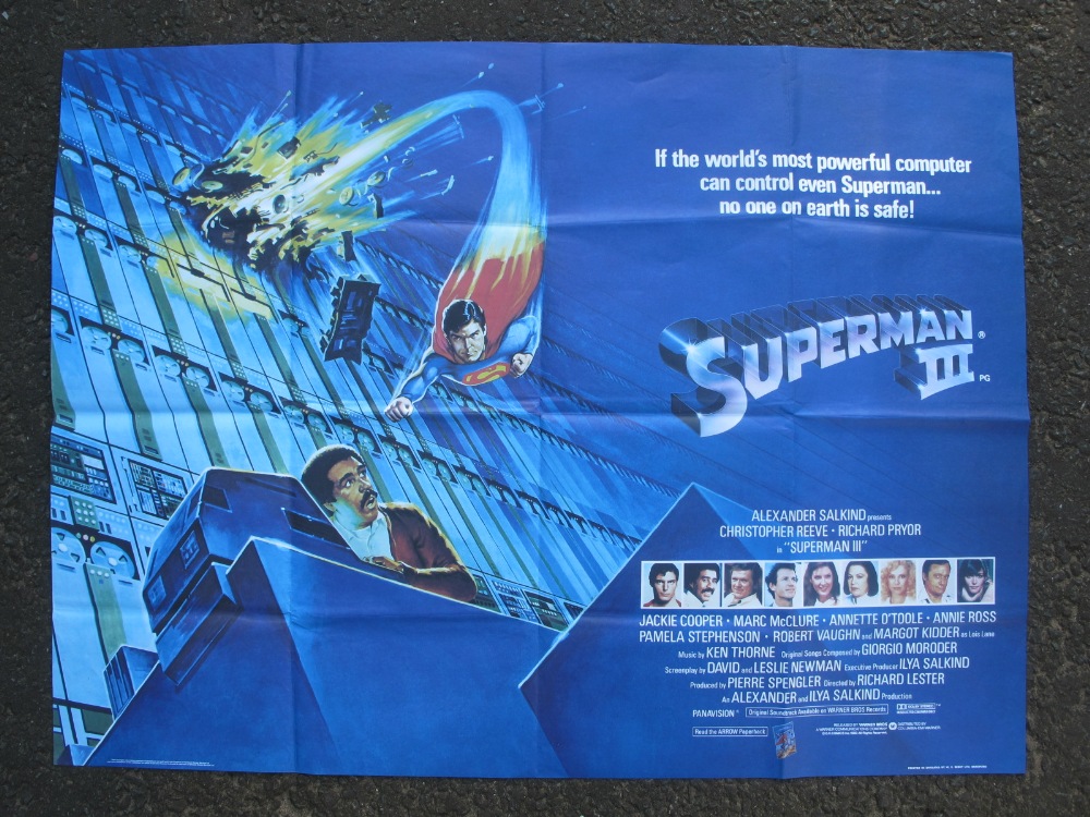 Cinema Posters, 6 British Quad posters including Meteor (with Beauvais art), Superman 3, Dances With - Image 6 of 6