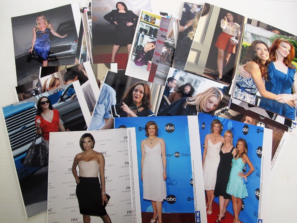 Press Photographs, 100+ photos mainly of TV/Film actresses including on set, award ceremonies etc,