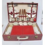 Collectables, a vintage Brexton Picnic set, complete with melamine containers, plus ceramic cups,