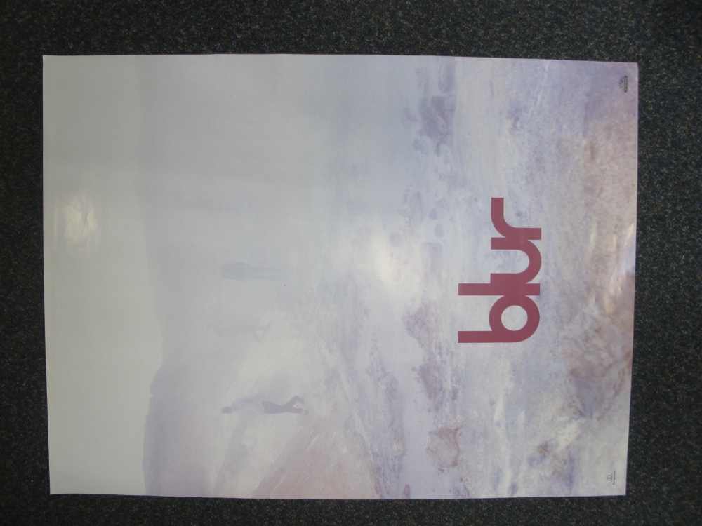 Music Posters, Britpop / Blur interest, double-sided poster for their 5th LP simply entitled 'Blur', - Image 2 of 2