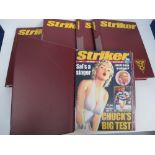 Football magazines, 'Striker', a complete set of the iconic comic football magazine, issues, nos 1-