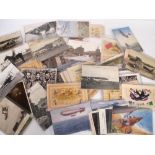 Postcards, Military, WW1 interest, a collection of approx 120 cards inc. military aircraft,