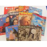 Film, Cinema, approx 30 vintage magazines from the 1950's onwards including Photoplay, Picture Post,