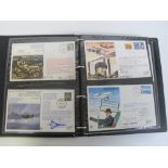Signed covers, RAF Hendon collection in Hagner album, 39 commemorative covers, signed by pilots,