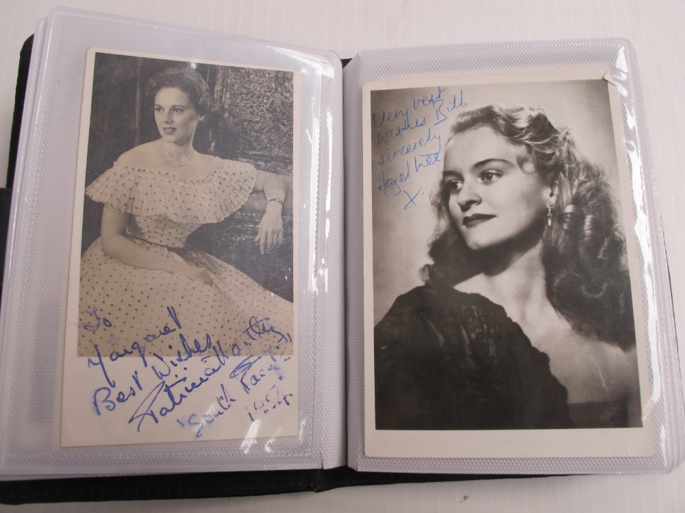 Autographs, 33 promotional cards / photographs of stars from the 1950's/60's inc. Danny Purches, Guy - Image 4 of 5