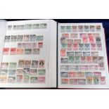 Stamps, a World & Commonwealth stamp collection contained in 4 large stock books, sets and single'