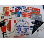 Football programmes, a selection of mostly Scottish issues, mainly 1960's inc. Scotland v Denmark