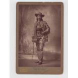 Entertainment, Photo, a fine cabinet size photo of Buffalo Bill (W.F.Cody) flamboyantly dressed in