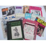 Magazines etc, a quantity of magazines, magazine extracts & loose pages etc, mostly theatre &