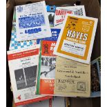 Football programmes, a large collection of approx 300 programmes all featuring Non-League teams in