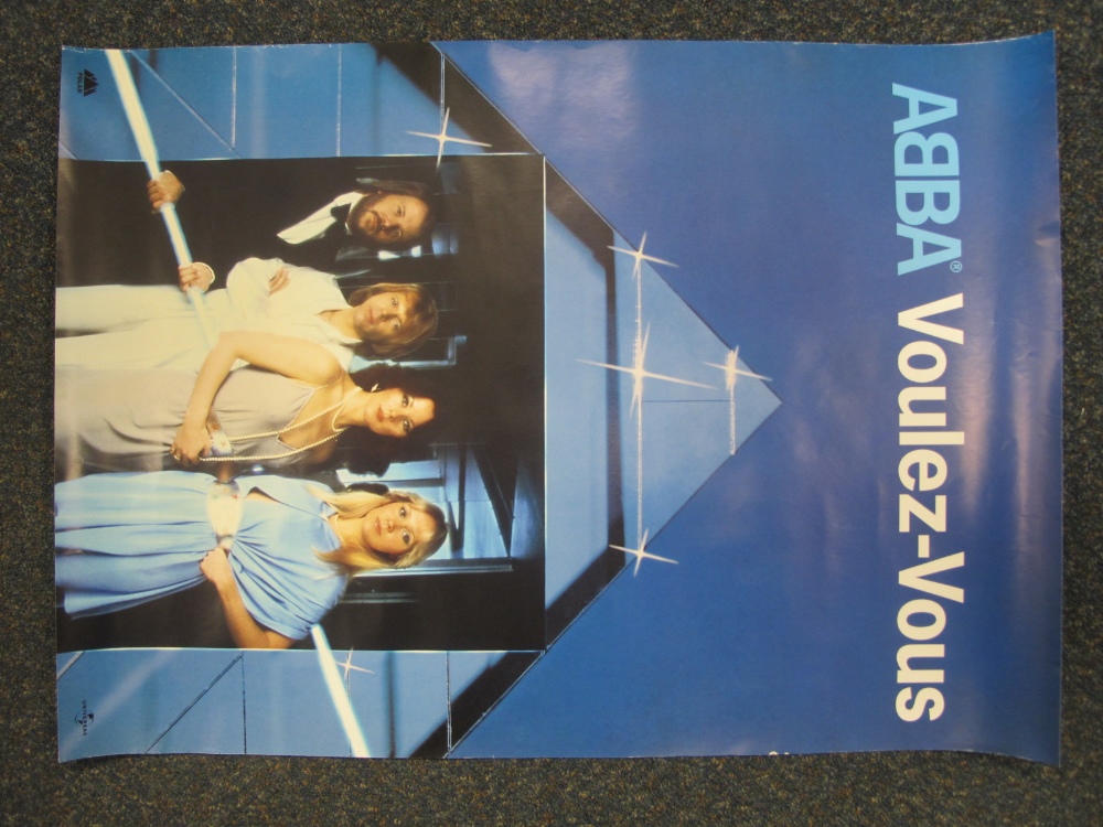 Music Posters, Abba, 3 posters by Polar Music / Universal, Waterloo, Voulez-Vous & Super Trouper, - Image 2 of 3