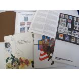 Stamps, USA, eight packs of mint commemorative stamps inc. 1975, 78, 79, 80 & 81, Space