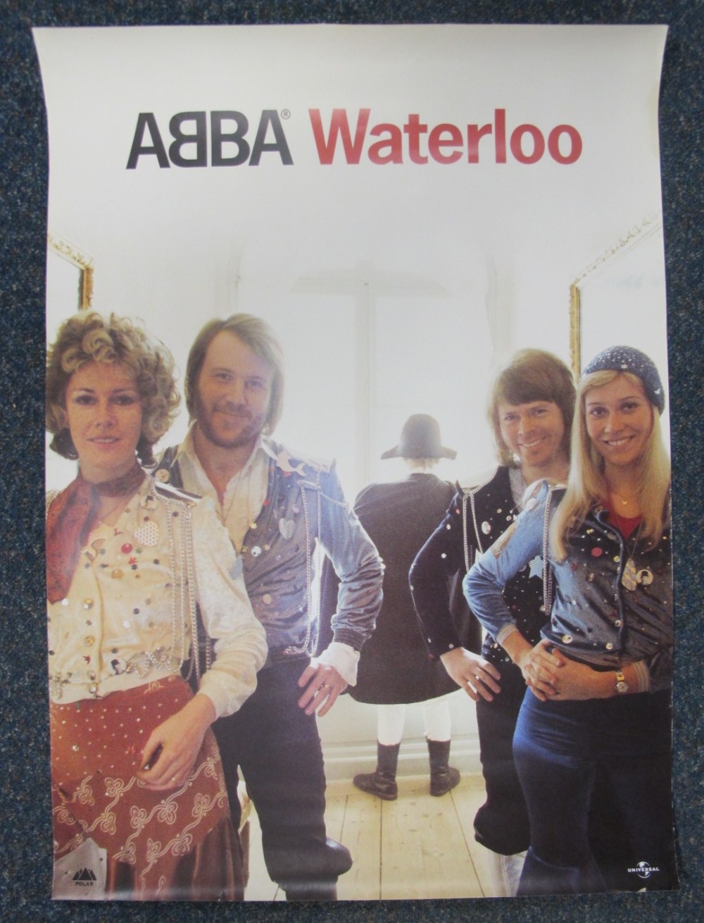 Music Posters, Abba, 3 posters by Polar Music / Universal, Waterloo, Voulez-Vous & Super Trouper,