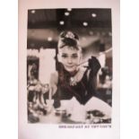 Cinema & Film, Audrey Hepburn, Breakfast At Tiffany's framed & glazed black & white print, approx