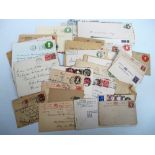 Postal History, small packet of approx 90 items, QV onwards, mainly envelopes & cards (mixed