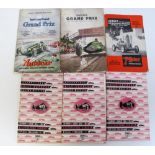 Motor Racing, a collection of 6 programmes, British Grand Prix 1948 and 1949, both Silverstone, (