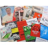 Football, a varied selection of programmes (inc. big match), magazines, booklets etc, 1950's