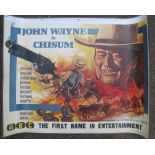 Cinema Posters, 2 original UK Quad posters soft laminated in the 1970’s for use in a Wild West show,