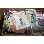 Football programmes, a very large quantity of Football programmes, mainly 1960's onwards but also