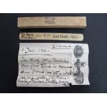 Theatre Memorabilia, Ellen Terry, a boxed presentation letter opener with a personal message in
