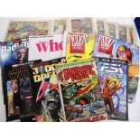 Comics & magazines, 2000AD - 15 issues from 1983 to 1986 plus 8 from 1989, also Star Trek, Star Wars