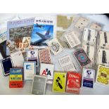 Playing Cards, 10 packs all Airline related inc. British Airways, Concord, TWA, American Airways,