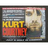 Music, Cinema Poster, Nirvana interest, UK Quad cinema poster for the documentary film 'Kurt &