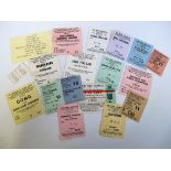 Music Memorabilia, 1970s Concert tickets, 18 including Gong, Mike Westbrooke, Frank Zapper,