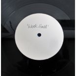 Vinyl Record, Depeche Mode 12” vinyl White Label Test Pressing (1983) of Everything Counts / Work