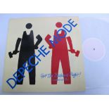 Vinyl Record, Depeche Mode 12” vinyl White Label Test Pressing (1983) of 'Get The Balance Right (