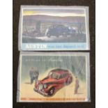 Transport, The Austin Motor Company, 2 original colour posters, 'Austin you can depend on it' (