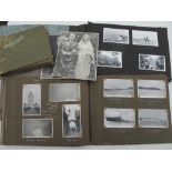 Photographs, a quantity of remaindered vintage family holiday photo albums, mostly 1920's/50's,