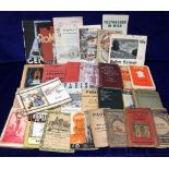 Ephemera, a collection of 30+ vintage Foreign Tourist Guides, various locations inc. Paris, Rome,