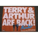 Entertainment Poster, Minder - 'Terry & Arthur Are Back' original Thames Television quad promotional