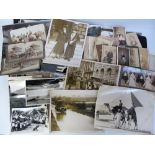 Photographs, a quanity of mainly loose b/w photographs, various sizes & ages, many vintage &