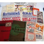 Cinema, Theatre, London & Suburbs, mixed collection inc. 2 posters from 1912, The Grand Palace,