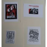 Ephemera, a collection of 90+ book plates, including designs from Leslie Benenson & Derek Riley,