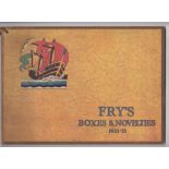 Advertising, Fry's, Boxes and Novelties Catalogue 1932/33, 32 pages with superb colour illustrations