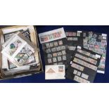 Stamps, a large collection of World stamps on stock pages and in packets, QV onwards, many different