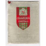Advertising, Crawford's, Christmas catalogue 1934, 28 pages with superb colour illustrations,