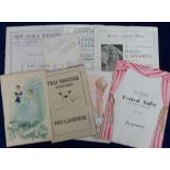 Ballet, a small selection of items, inc. Anglo-Russian ballet programme, Royal Albert Hall 1923 (