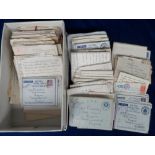 Ephemera / Postal history, a large quantity of correspondence from a serving army officer sent