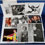 Autographs, Cinema/Entertainment/Celebrities, a selection of signatures on b&w and colour photo's